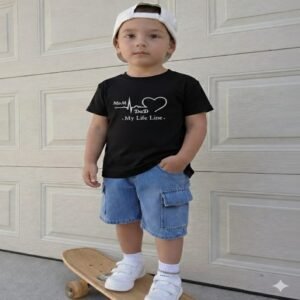Premium Quality T-Shirt And Jeans Pant Combo Set For Baby