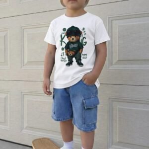 Premium Quality T-Shirt And Jeans Pant Combo Set For Baby