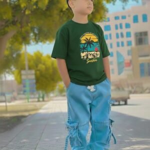 Premium Quality T-Shirt And Jeans Pant Combo Set For Baby