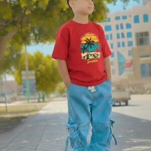 Premium Quality T-Shirt And Jeans Pant Combo Set For Baby