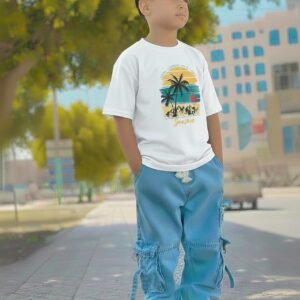 Premium Quality T-Shirt And Jeans Pant Combo Set For Baby