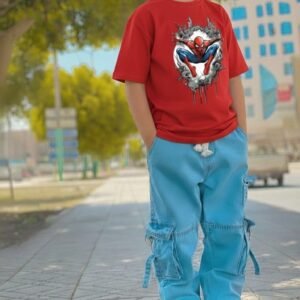 Premium Quality T-Shirt And Jeans Pant Combo Set For Baby