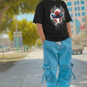 Premium Quality T-Shirt And Jeans Pant Combo Set For Baby