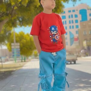 Premium Quality T-Shirt And Jeans Pant Combo Set For Baby