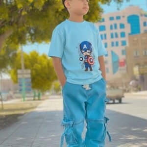 Premium Quality T-Shirt And Jeans Pant Combo Set For Baby
